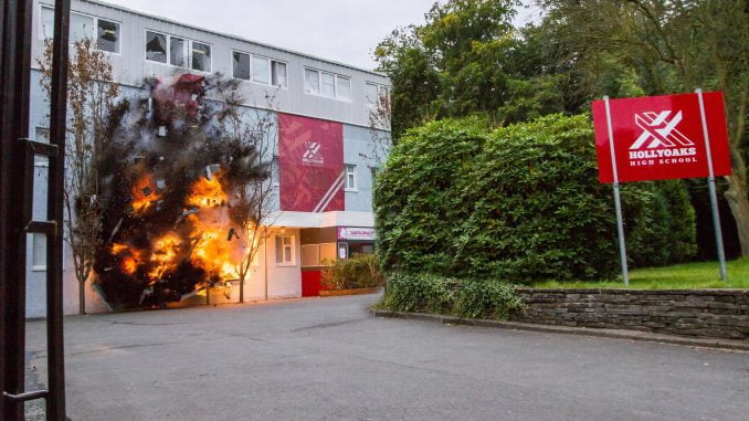 Big Bang Hollyoaks Suffers Devastating School Explosion